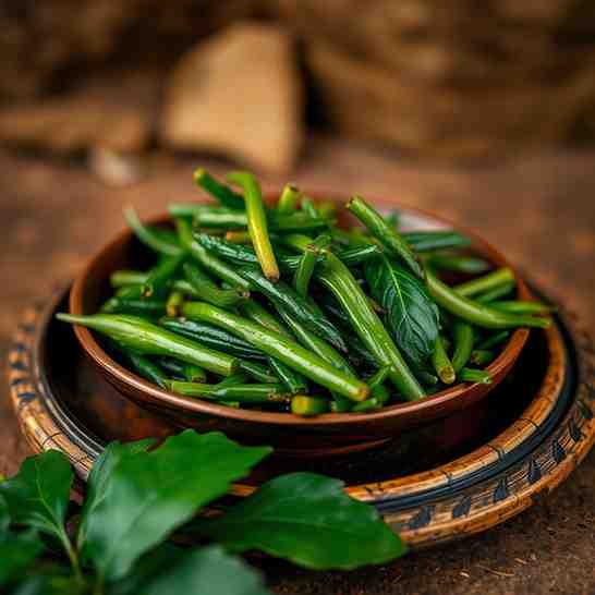 Boiled Cassava Leaves (Pondu-Style)